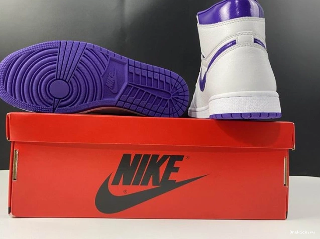 One Kick HIGH AIR CD0461-151 JORDAN PURPLE 1 RETRO COURT 0729